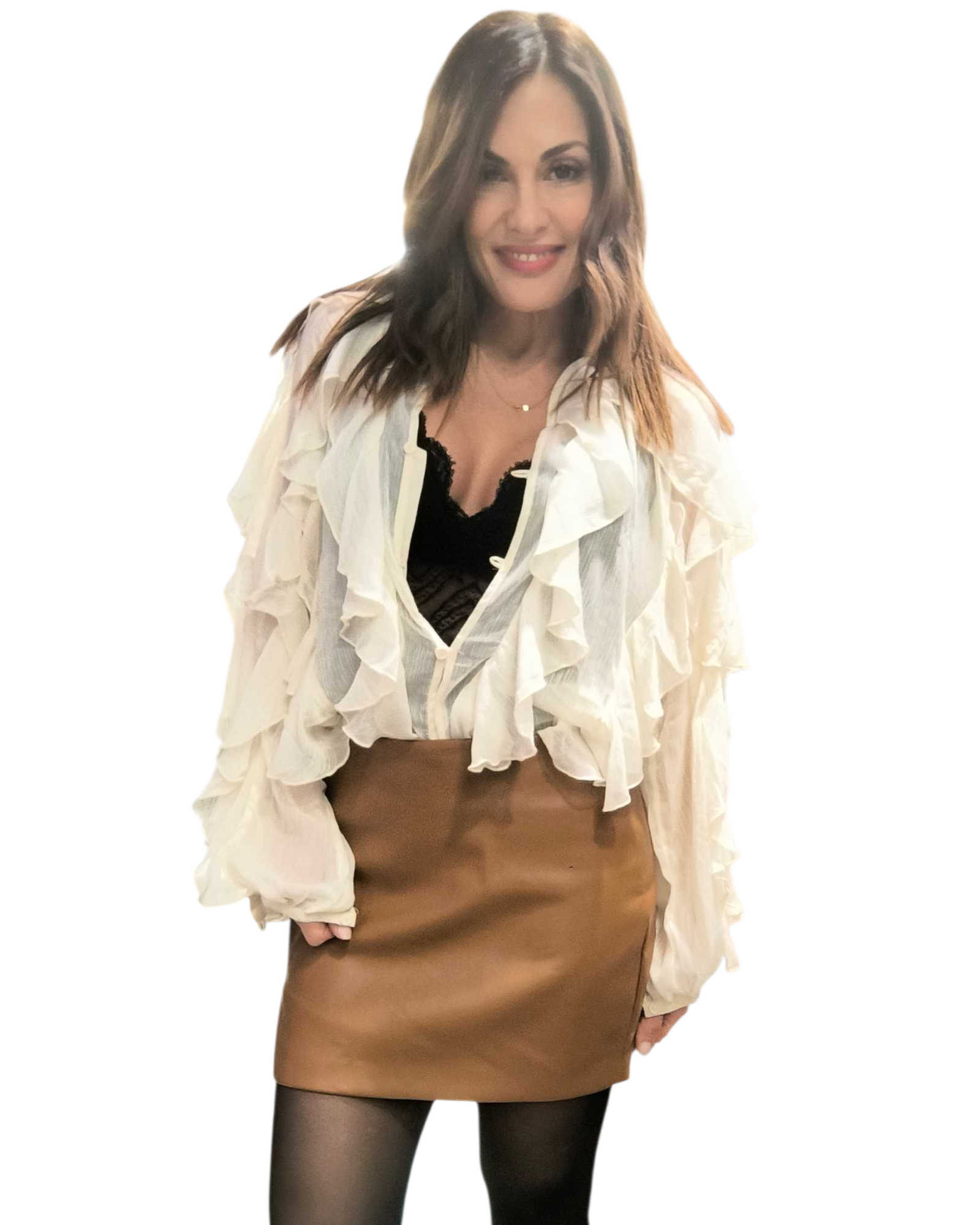 MINIGONNA - Castagna