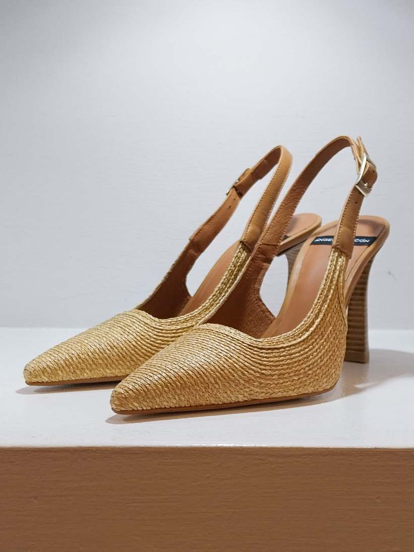 LETHA-slingback - naturale