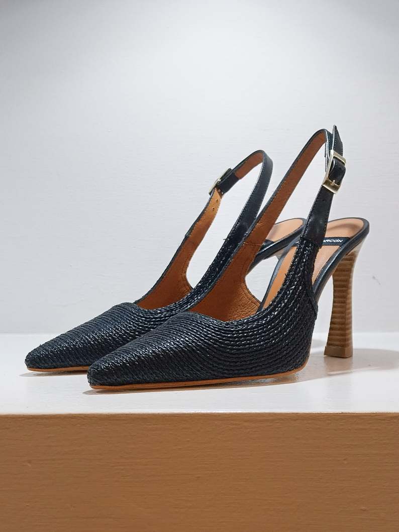 LETHA-slingback - nero