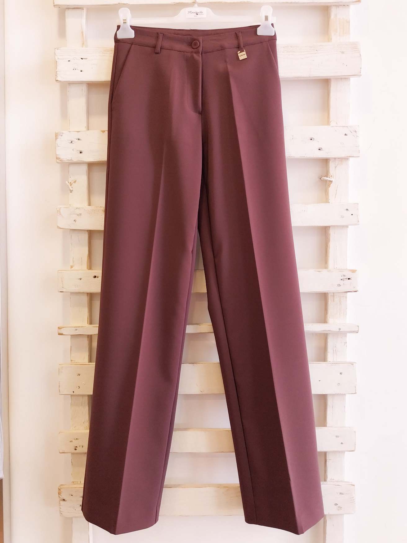 PANTALONE Palazzo- Choco