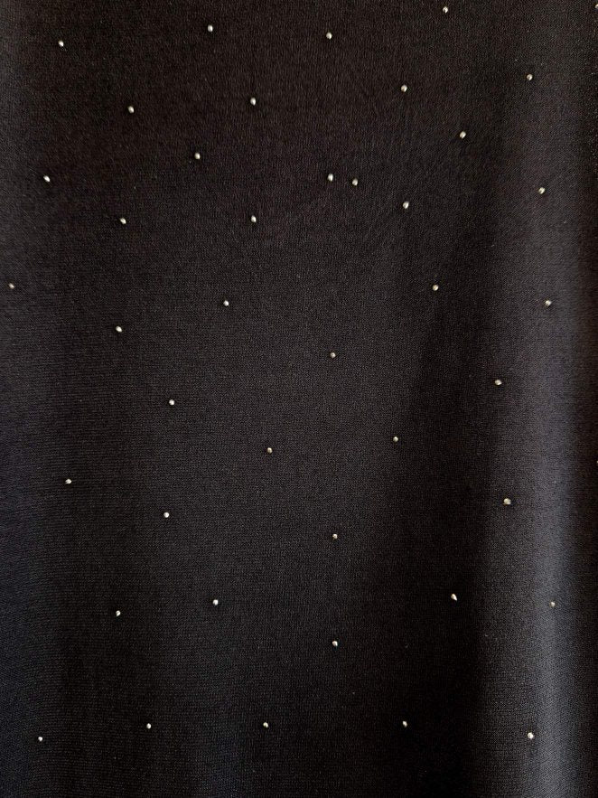 TOP STRASS - nero