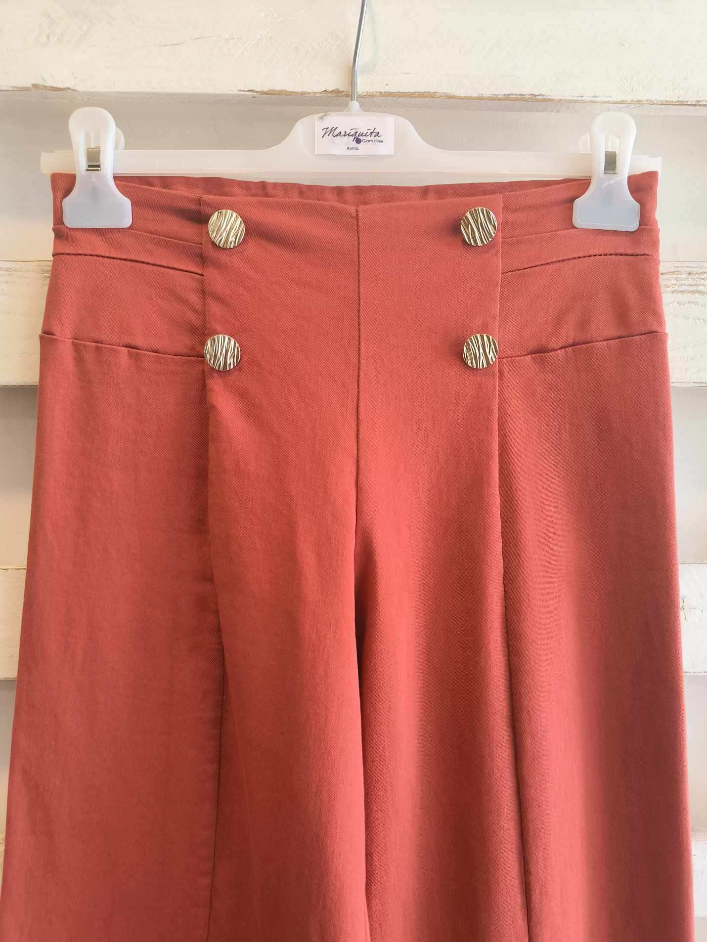 PANTALONE BOTTONI ORO - Phard