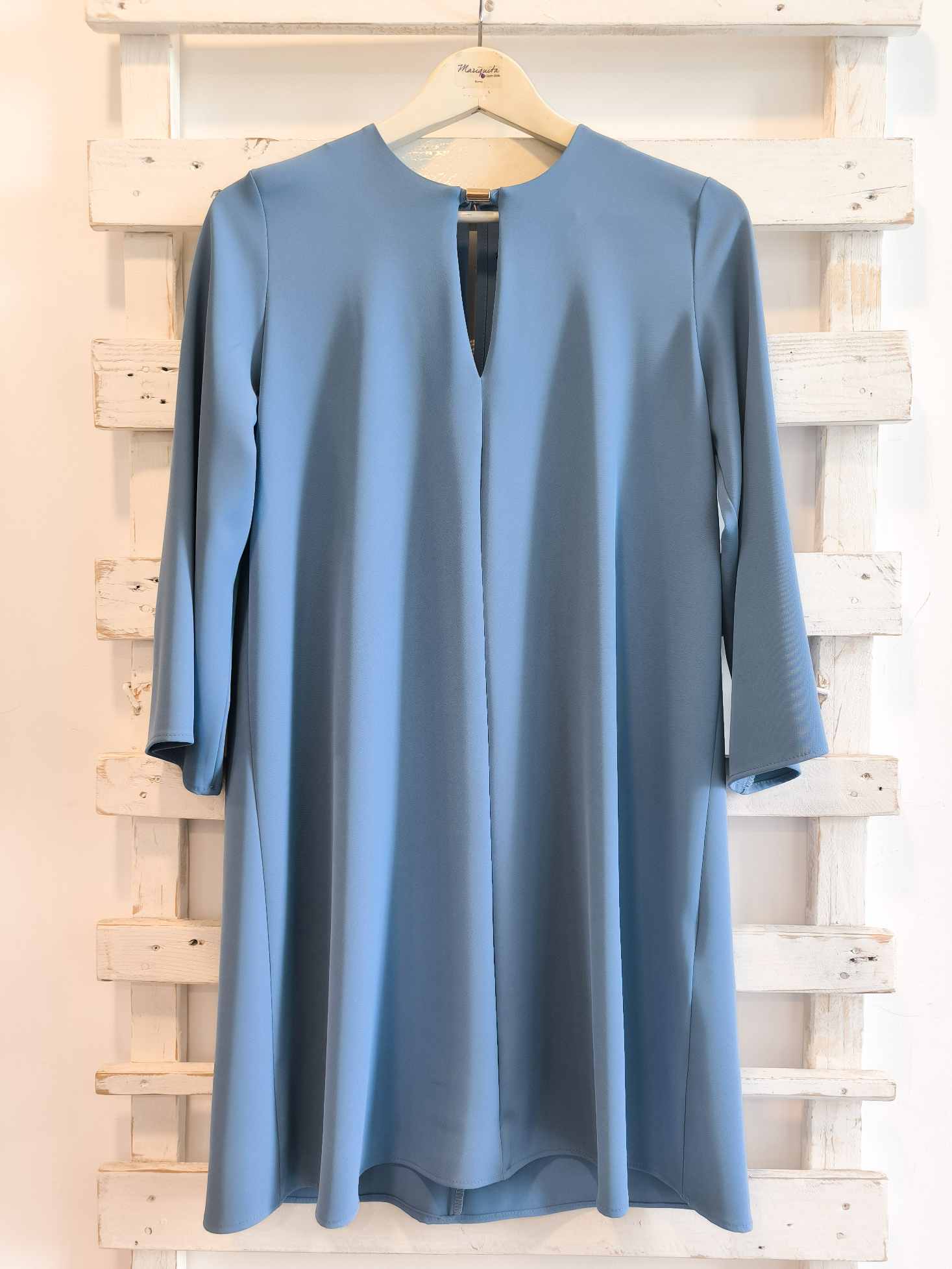 ABITO CON ACCESSORIO - denim