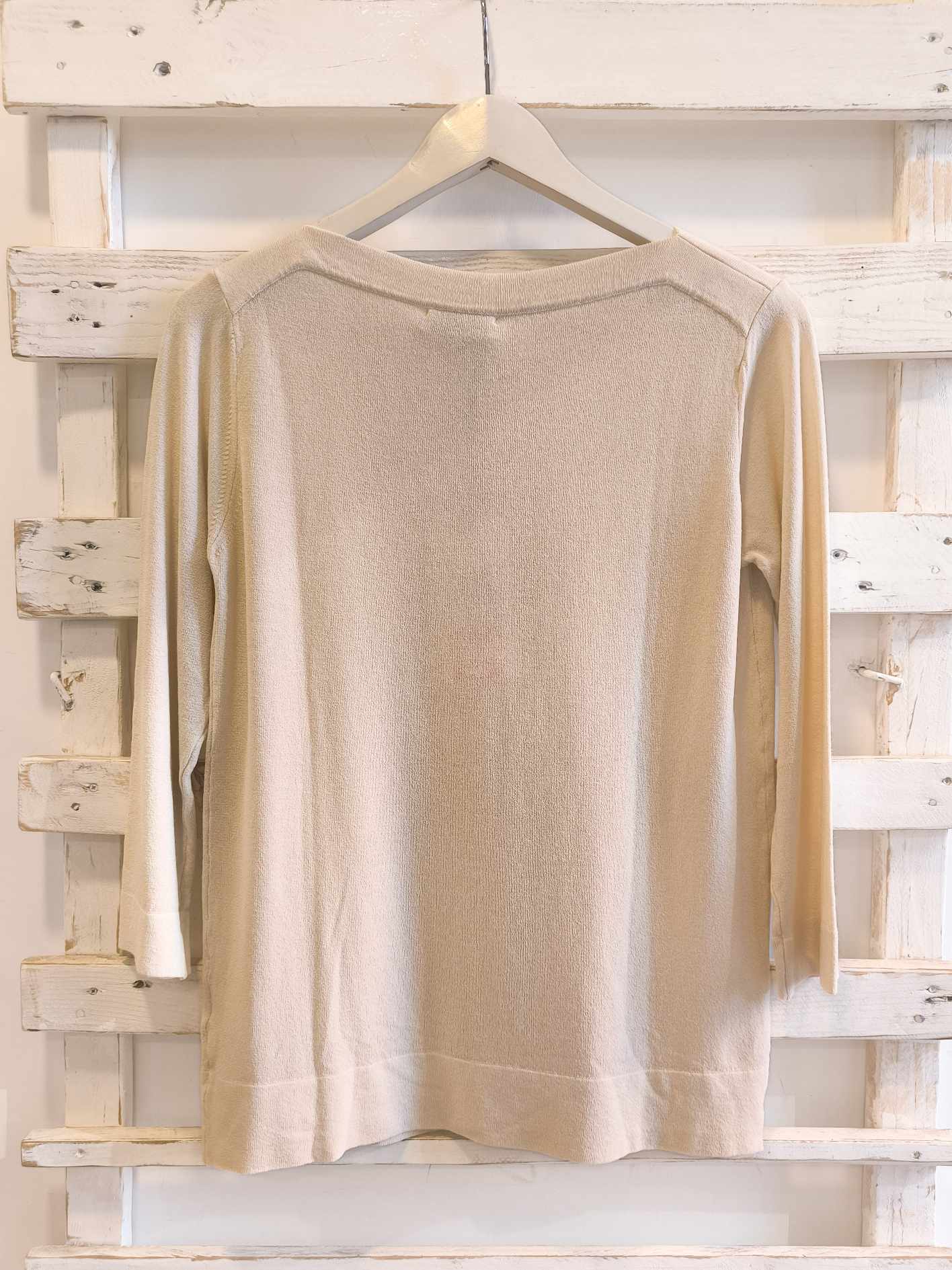 MAGLIA MANICA 3/4 - Crema