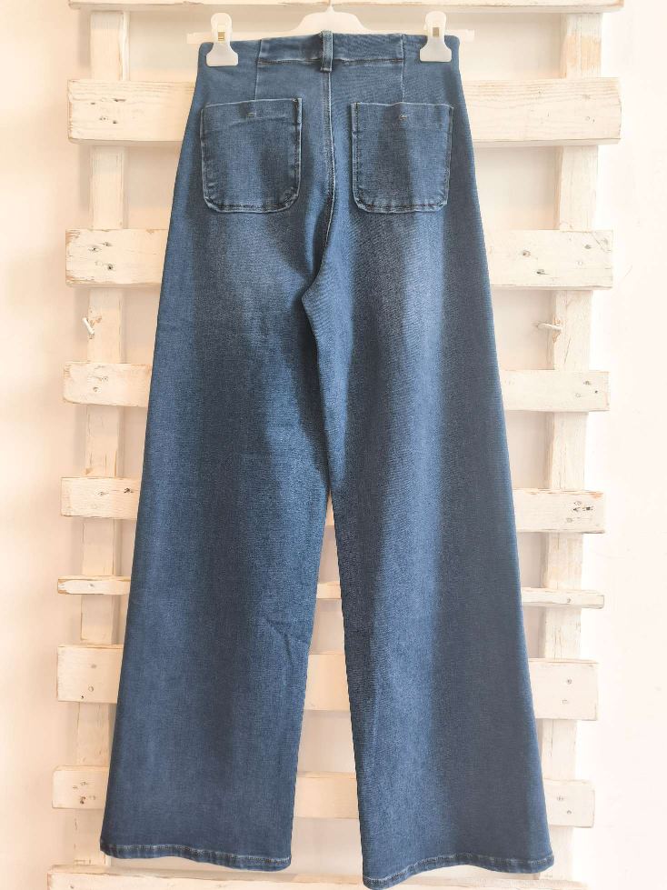 Jeans bottoni laterali - Jeans