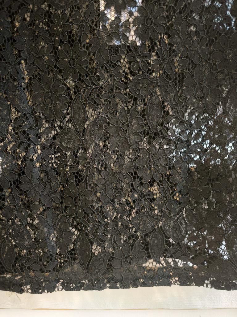 maglia in pizzo - nero