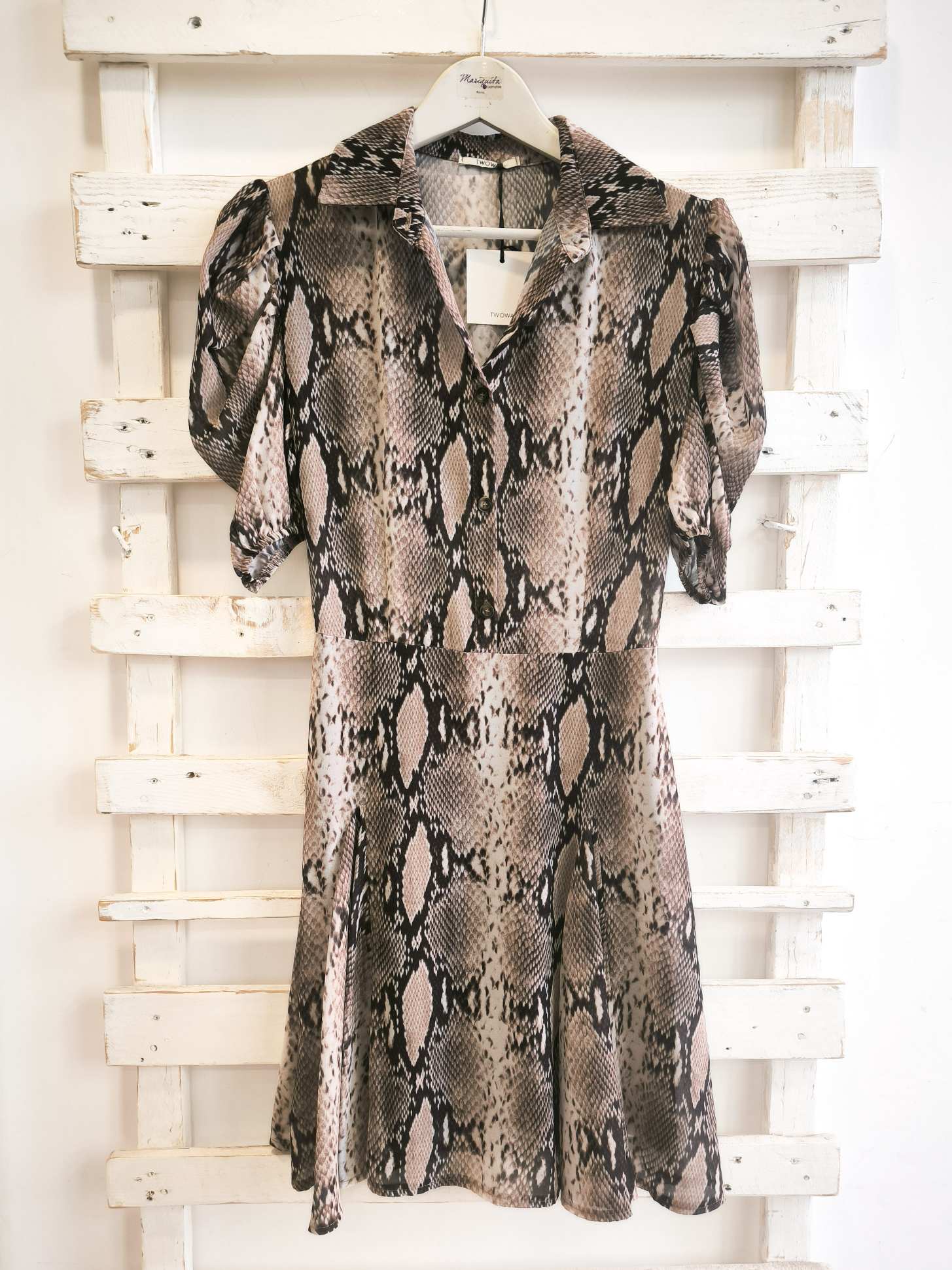 ABITO CHEMISIER - PYTHON MOKA