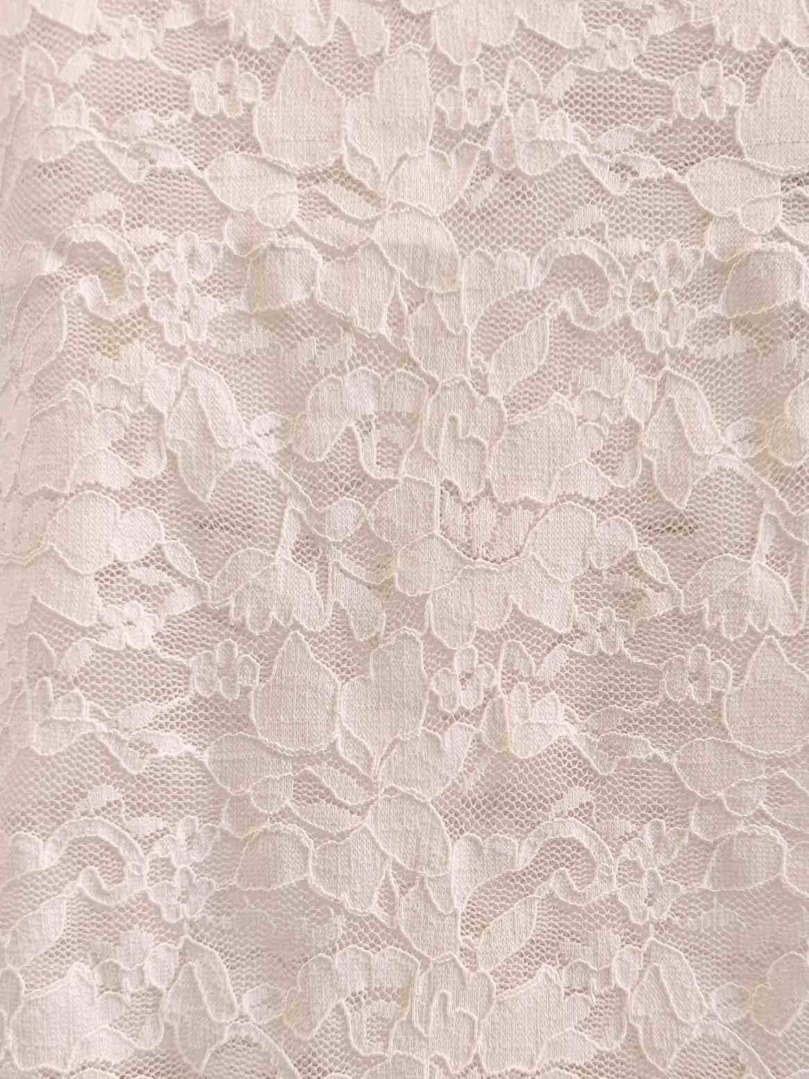 maglia crop pizzo - bianca