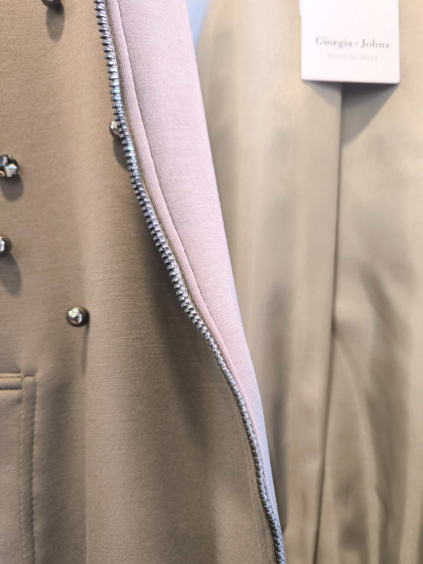BOMBER IN FELPA - Mocha