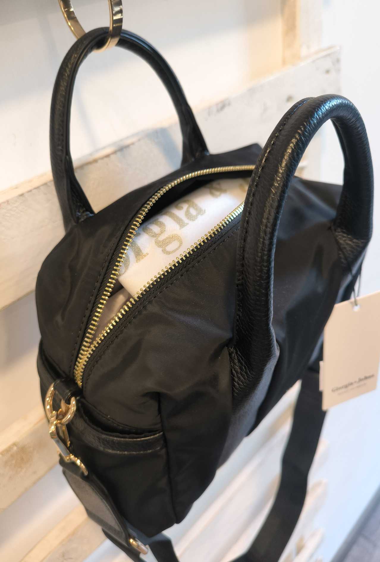 BORSA BAULETTO - nero