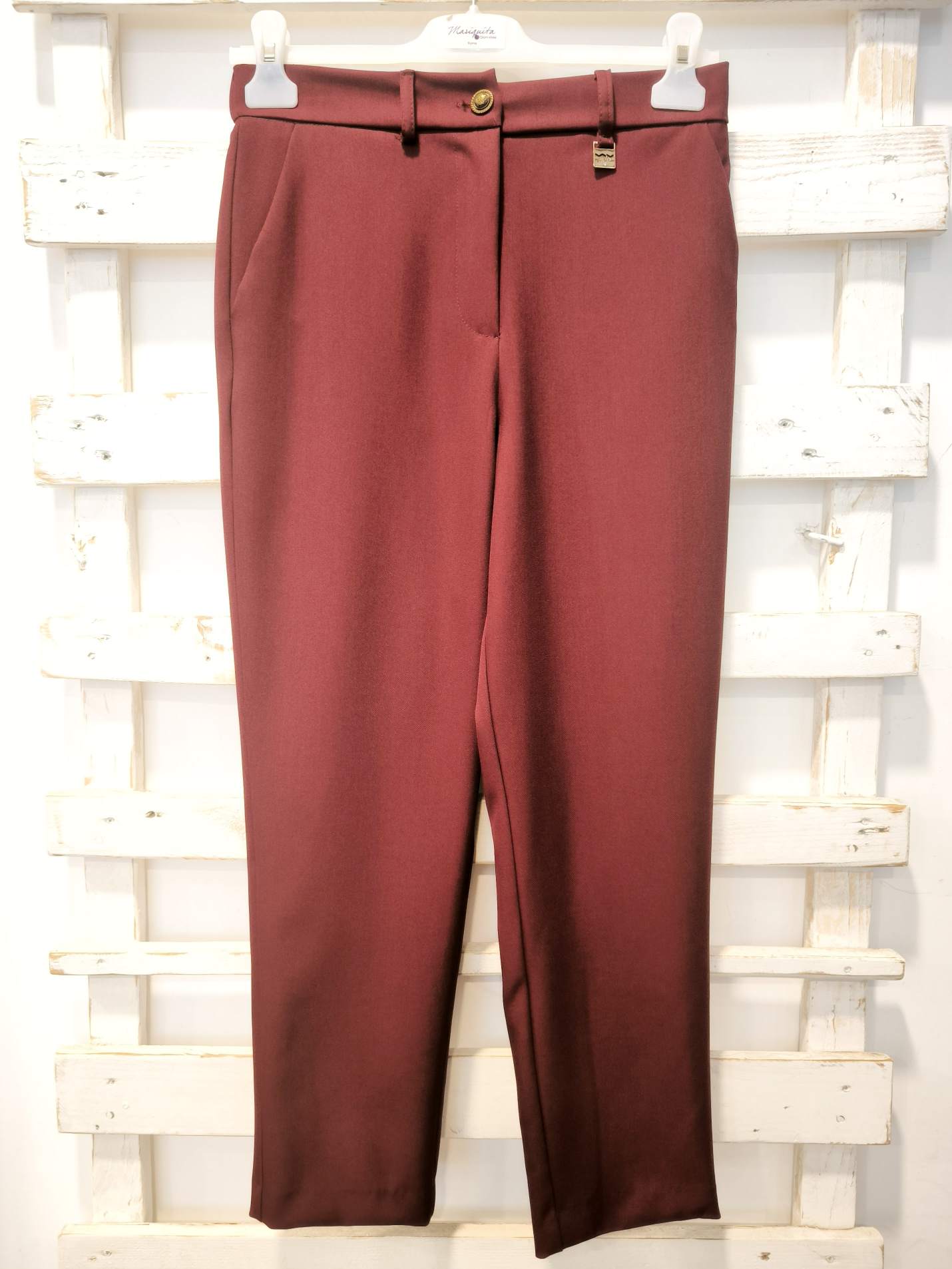 PANTALONE - Burgundy