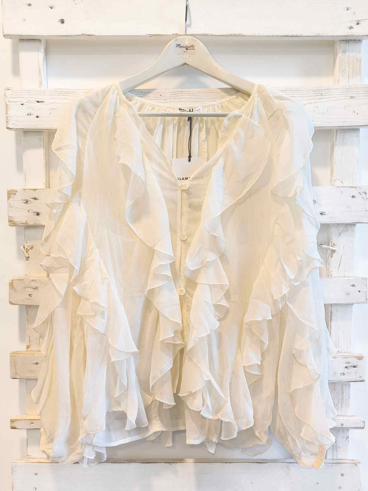CAMICIA BOHO - cream