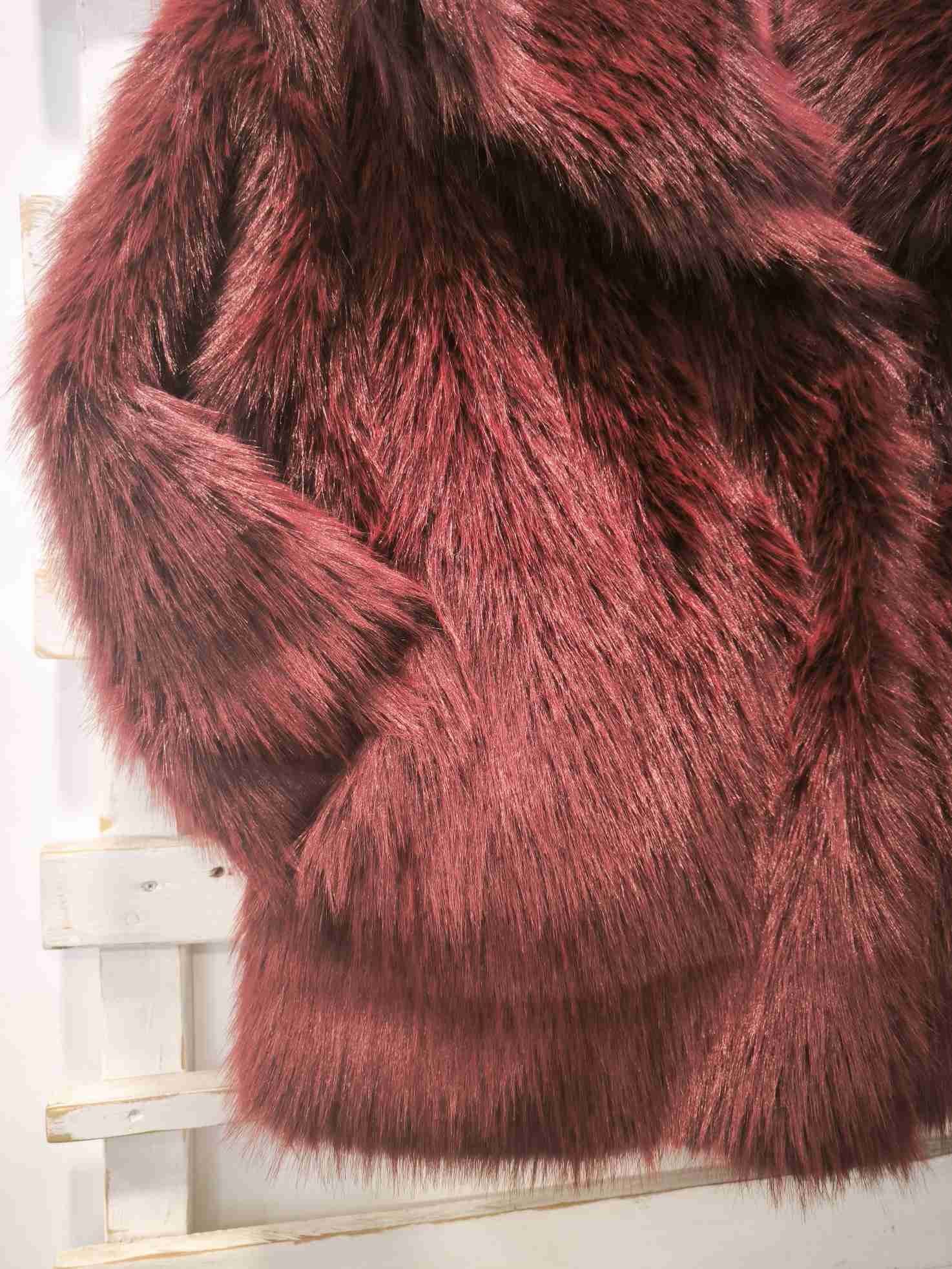 ECO-PELLICCIA - Burgundy