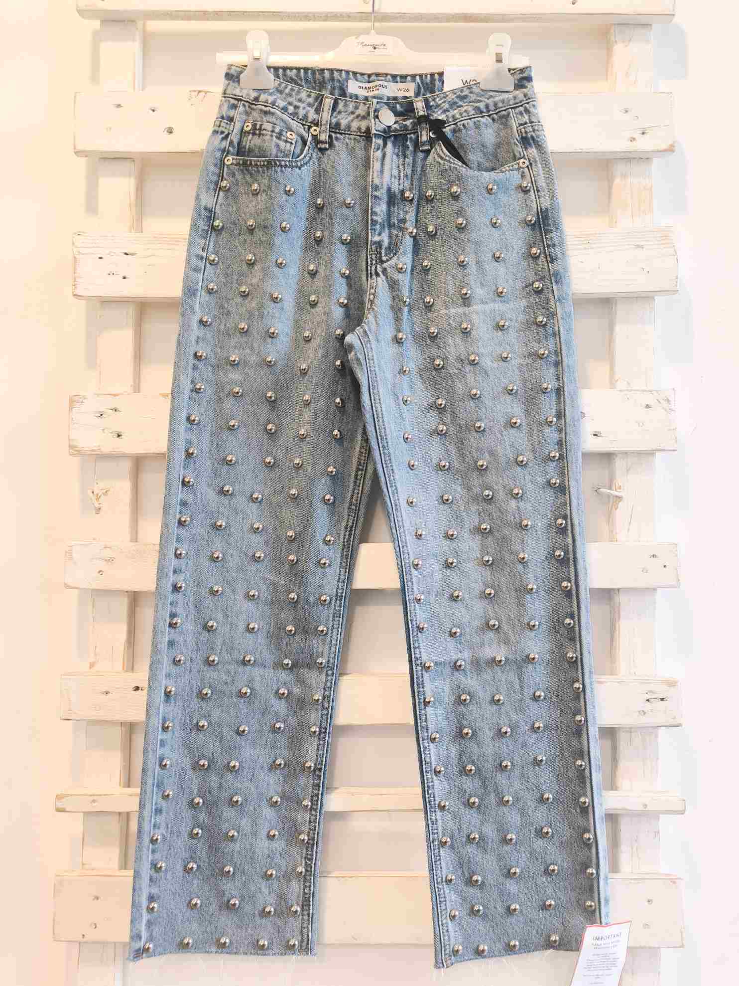JEANS BORCHIE - DENIM BLUE