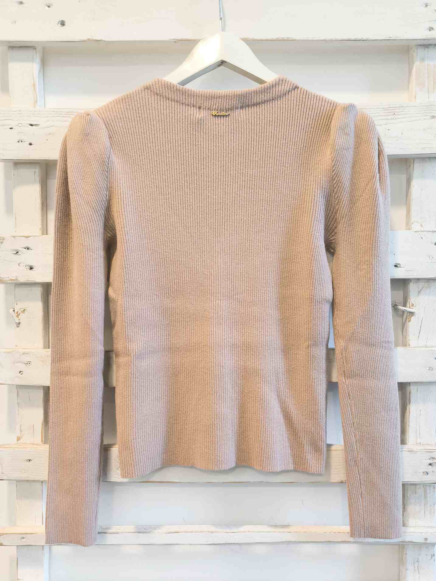 CARDIGAN SBUFFO - sabbia