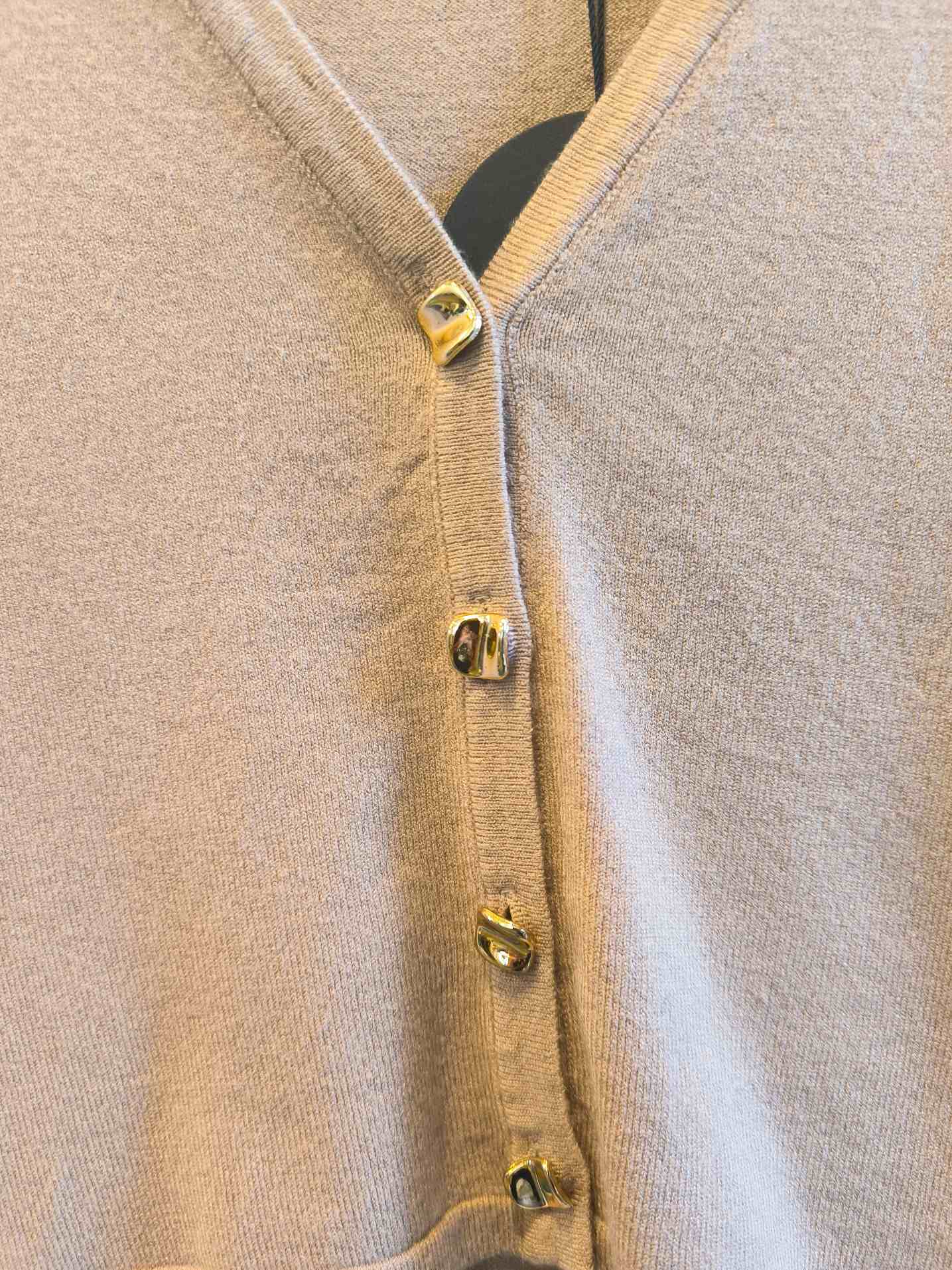 TWINSET CROP - sabbia