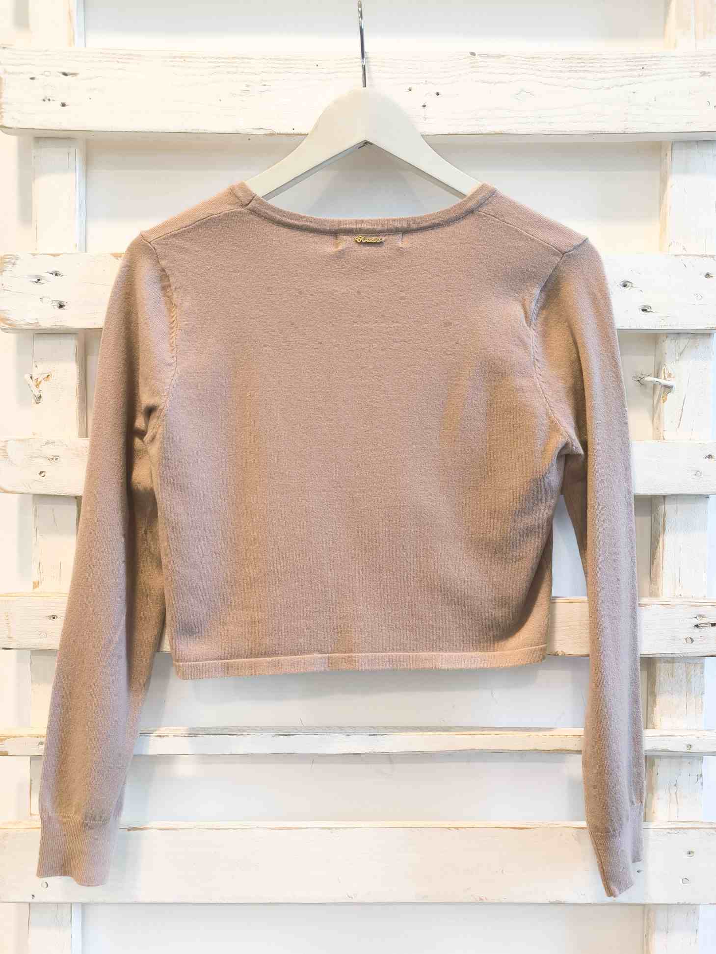 TWINSET CROP - sabbia