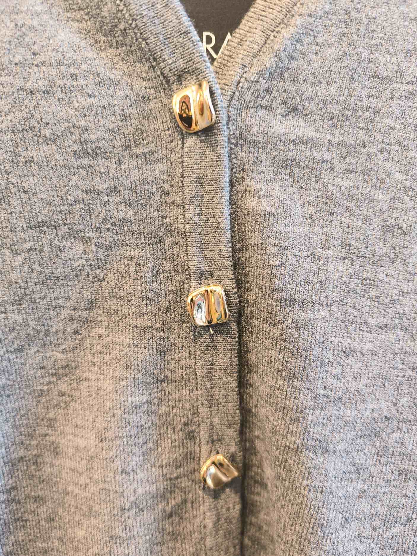 TWINSET CROP - Grigio