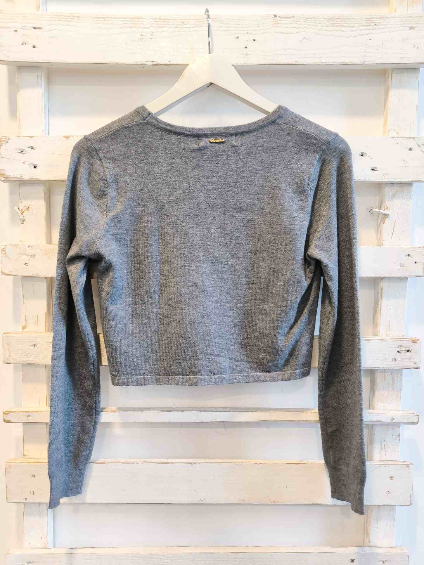 TWINSET CROP - Grigio