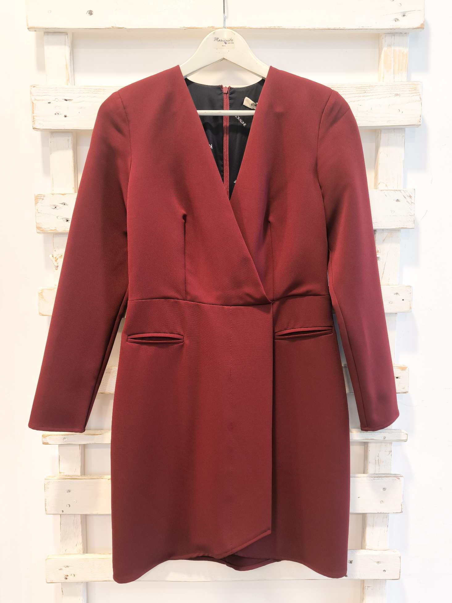 abito portafoglio - bordeaux