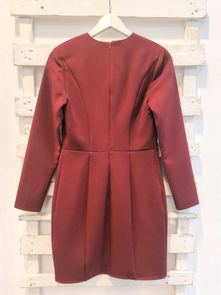 abito portafoglio - bordeaux