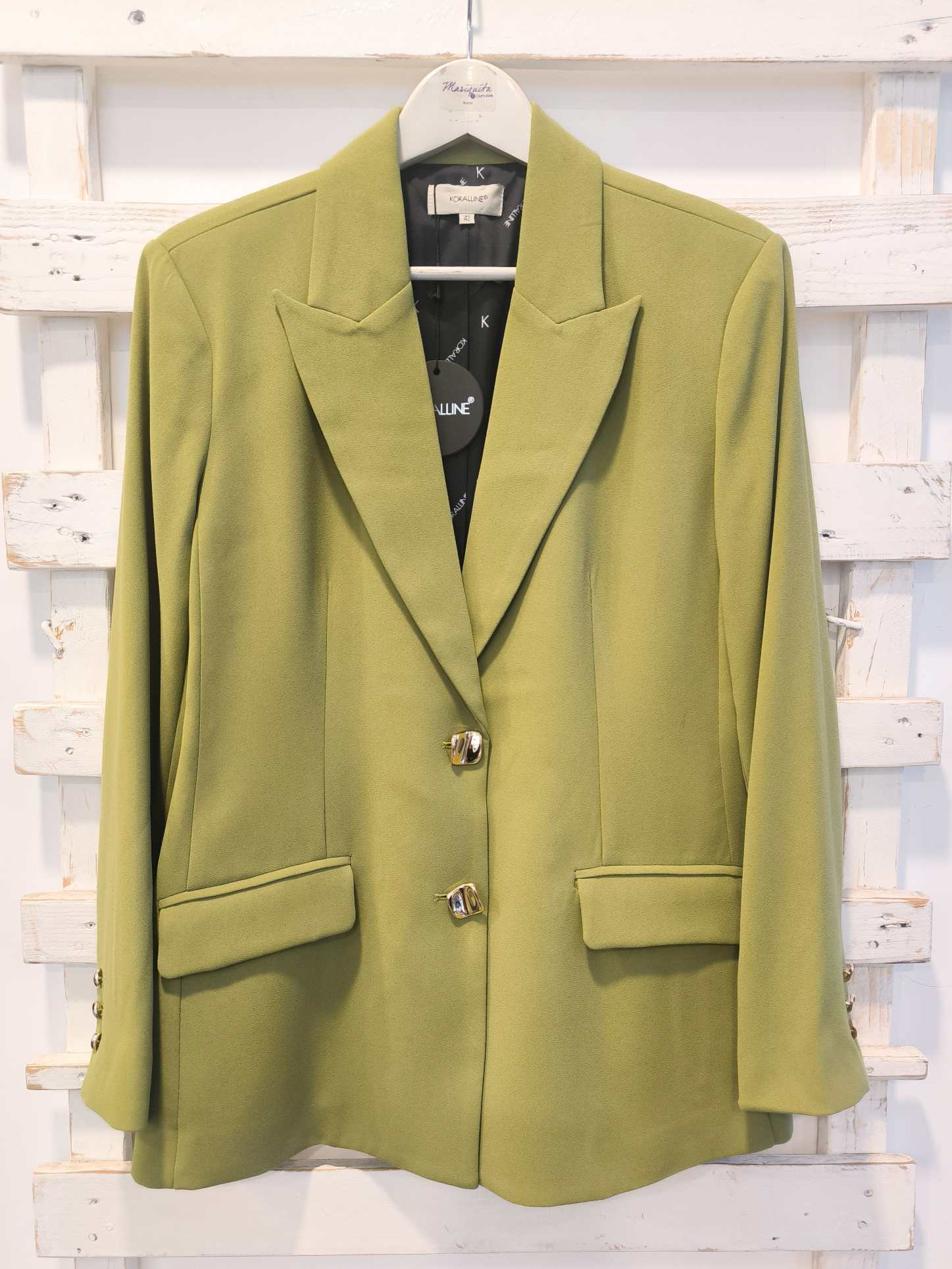 GIACCA LUNGA - OLIVA