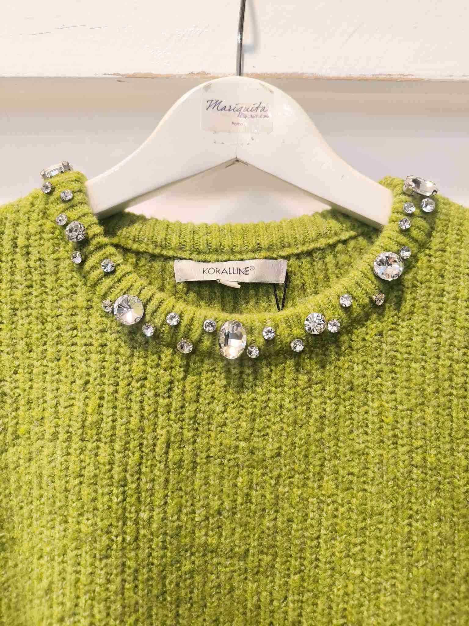 MAGLIA ASIMMETRICA - OLIVA