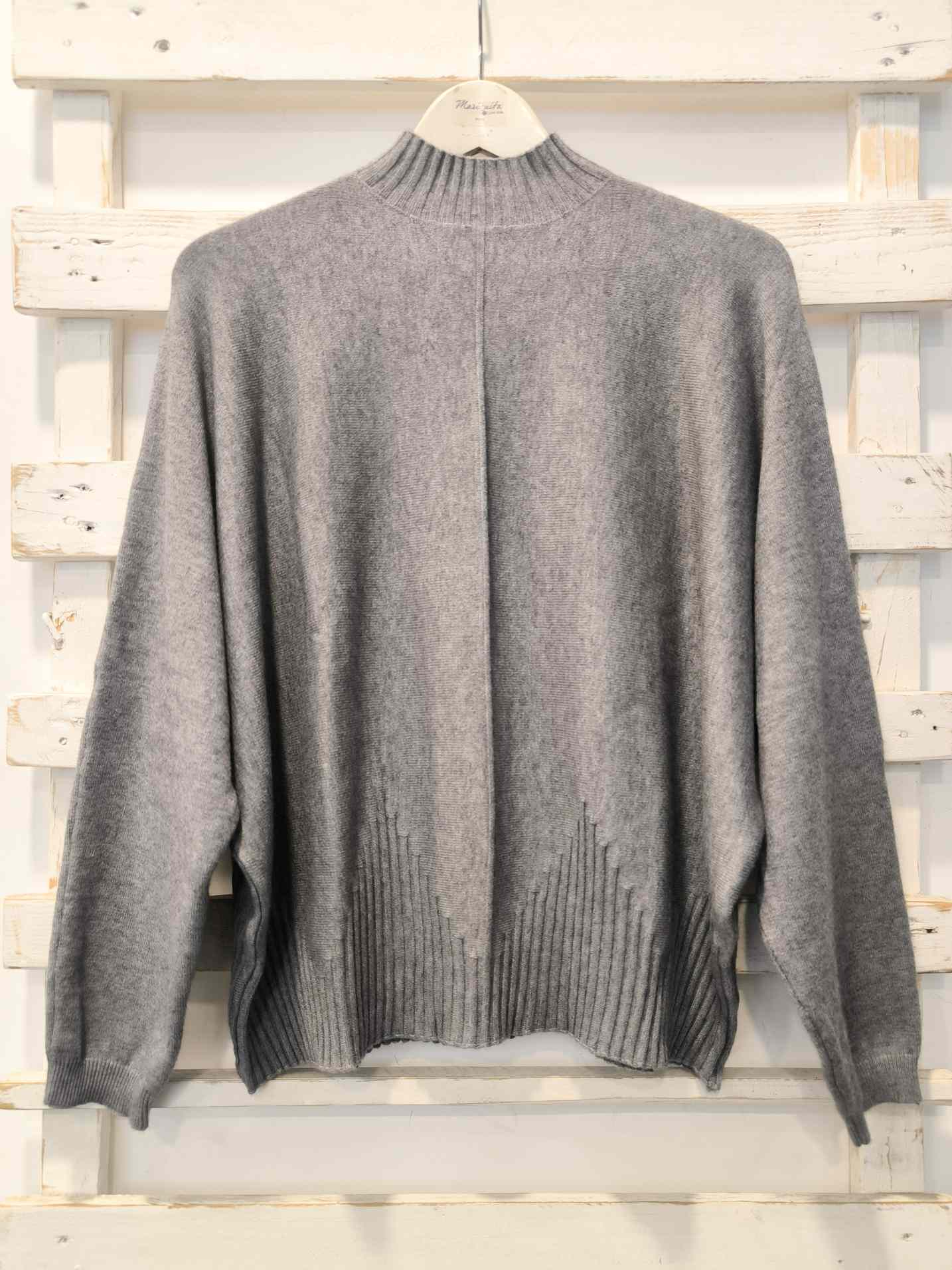 LUPETTO OVER - Grigio