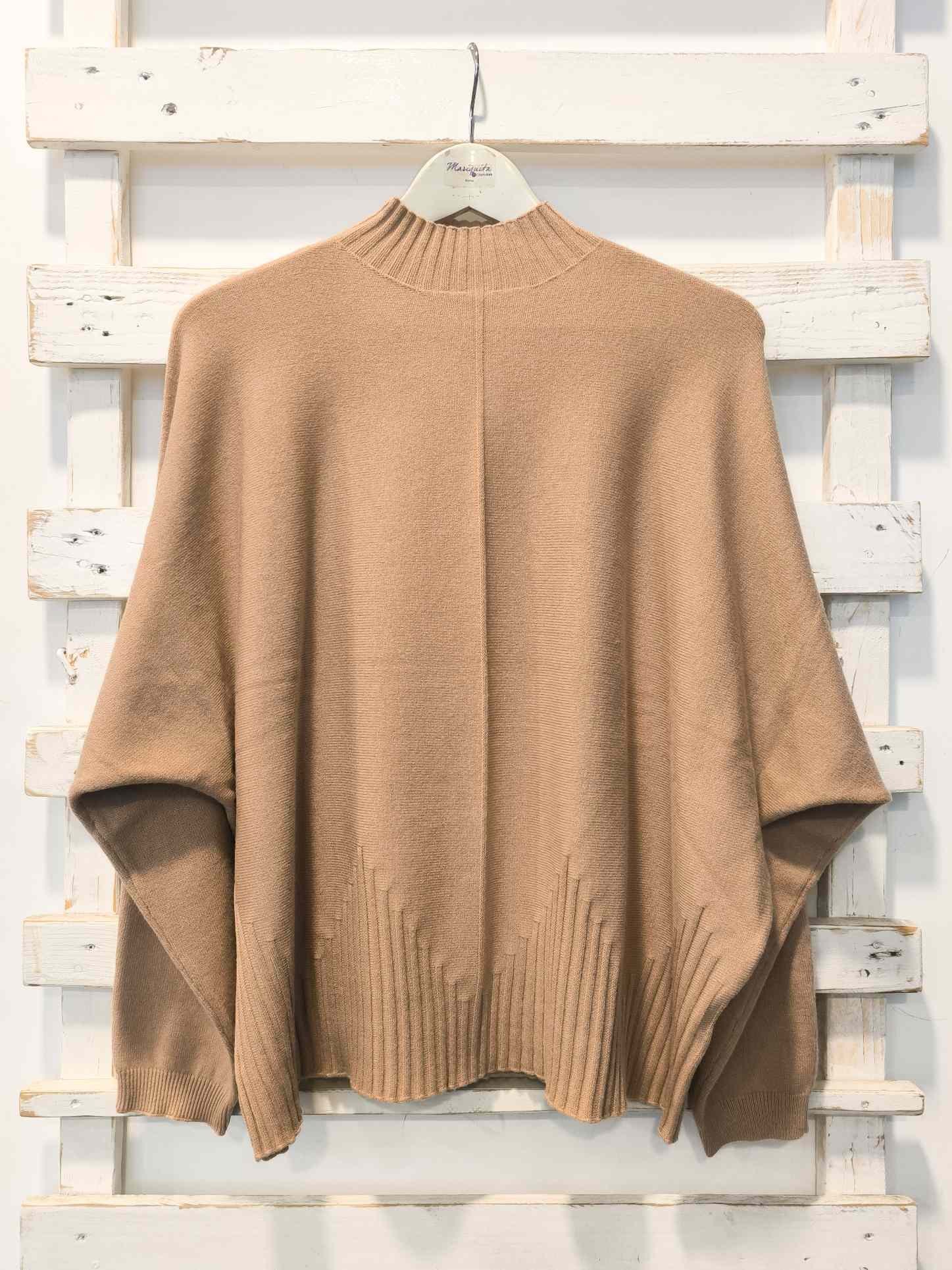 LUPETTO OVER - Cammello