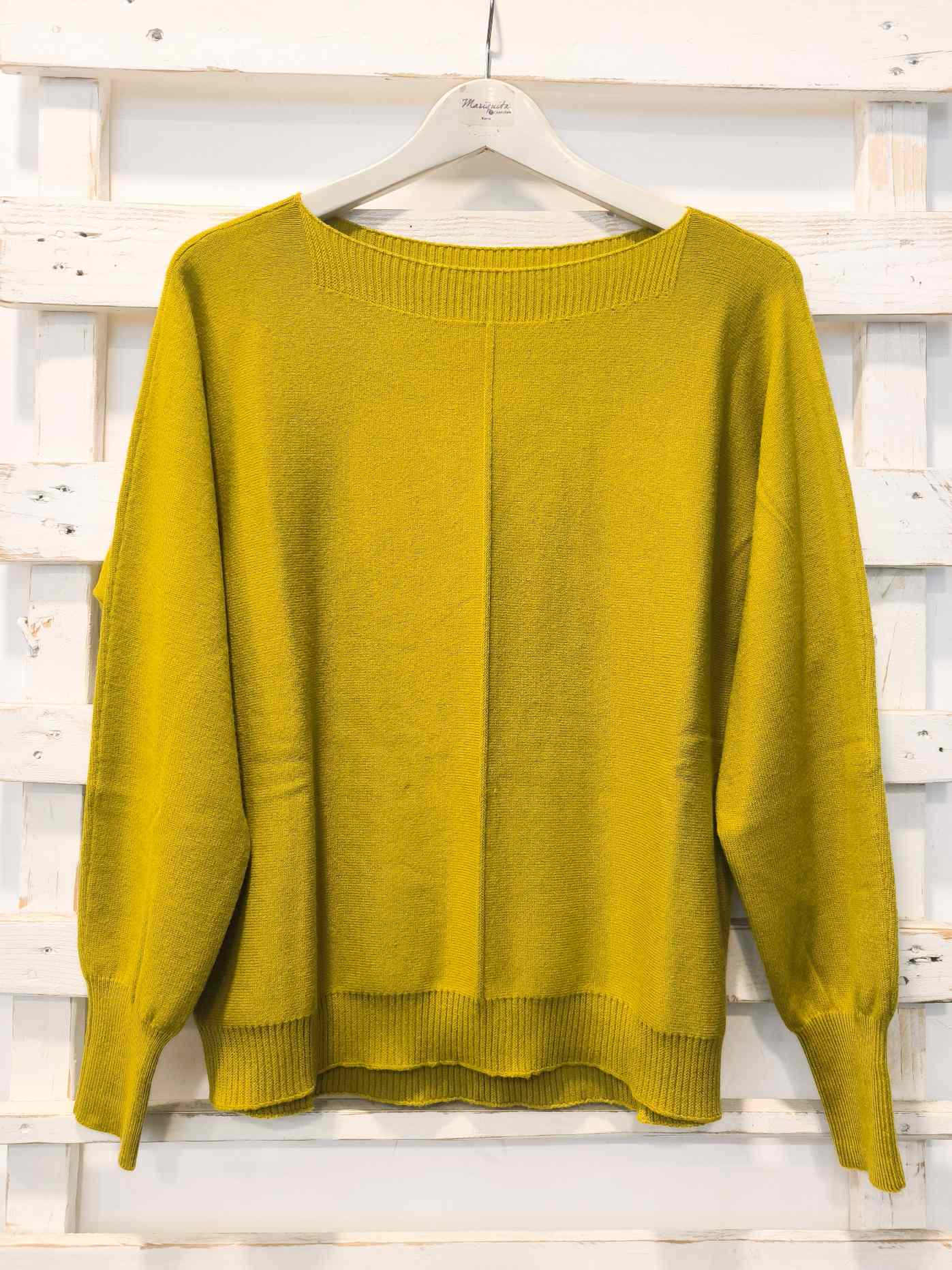 MAGLIA SCATOLETTA - Giallo