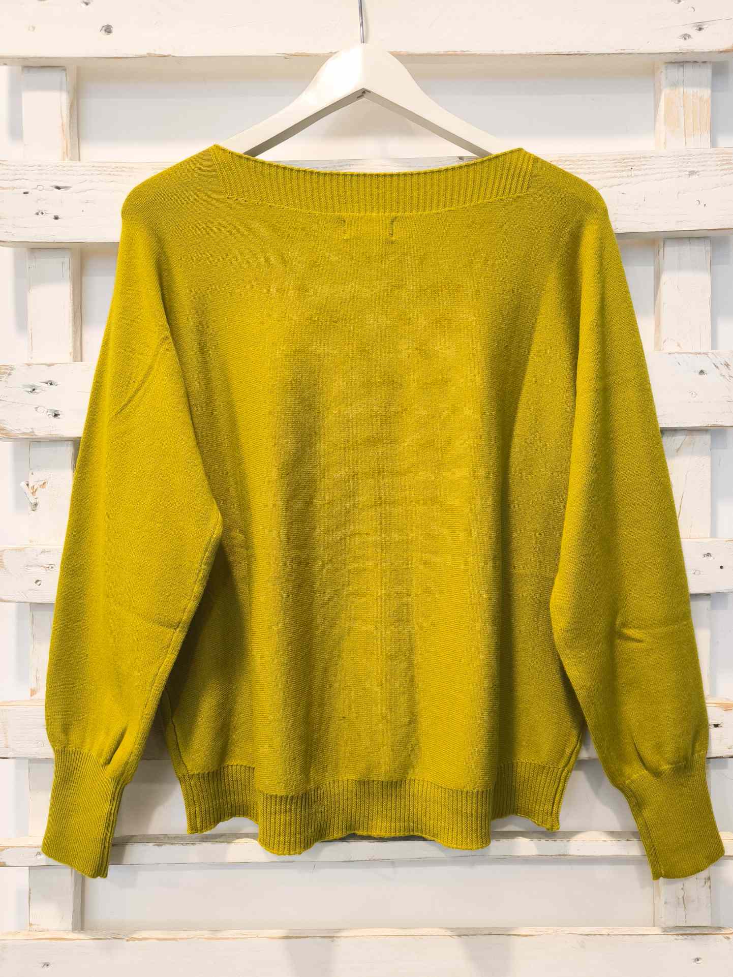 MAGLIA SCATOLETTA - Giallo