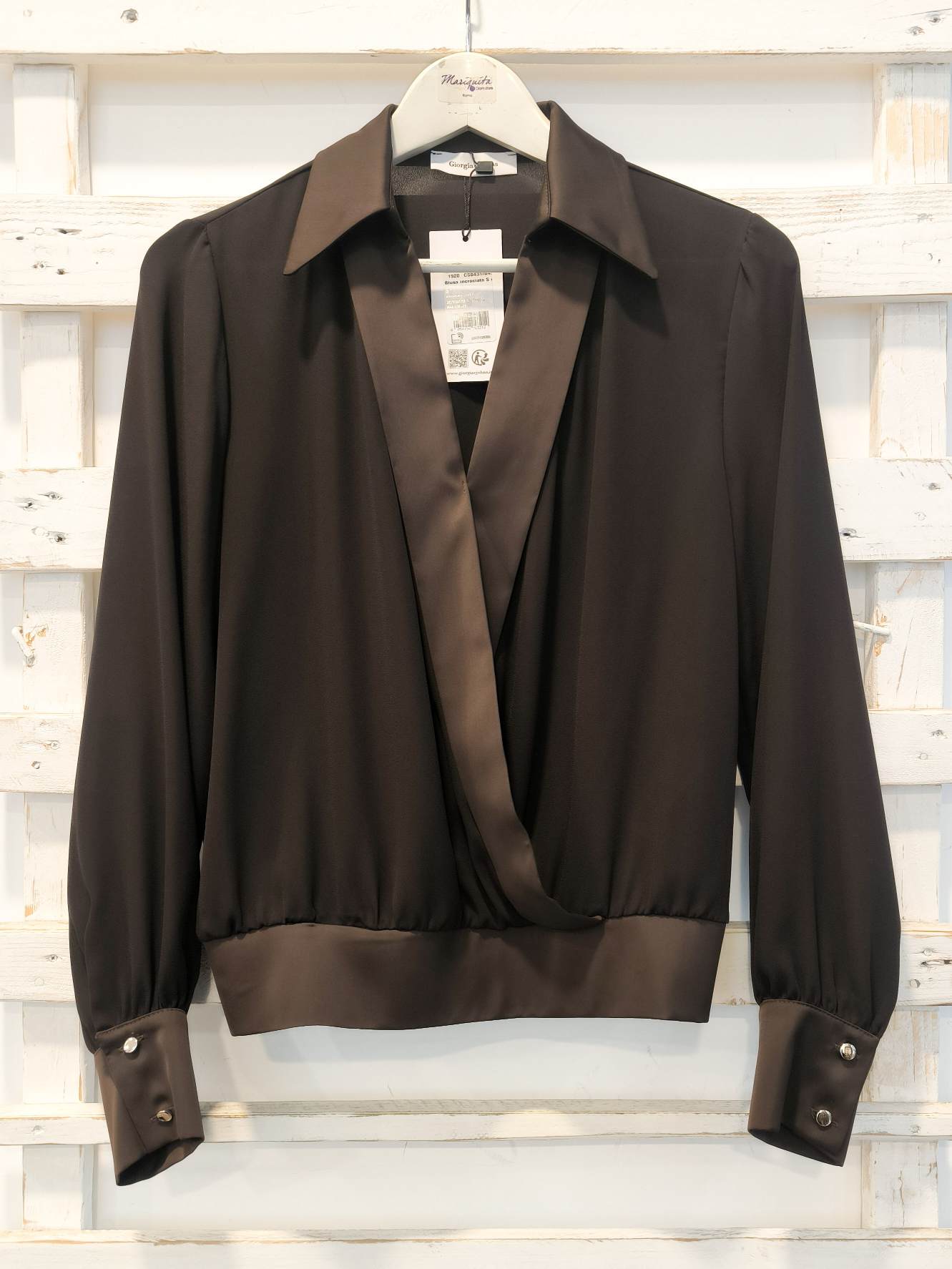 BLUSA INCROCIO - moro