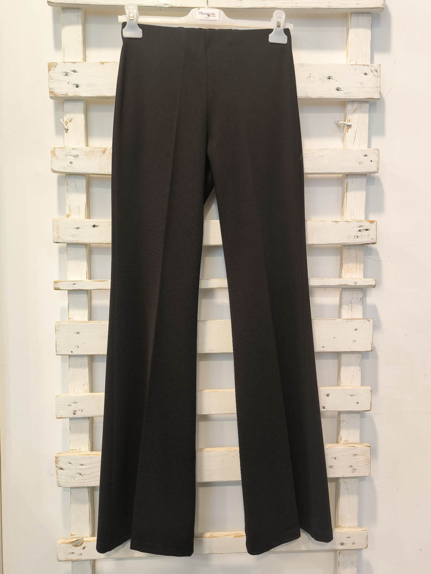 PANTALONE ZAMPA - nero