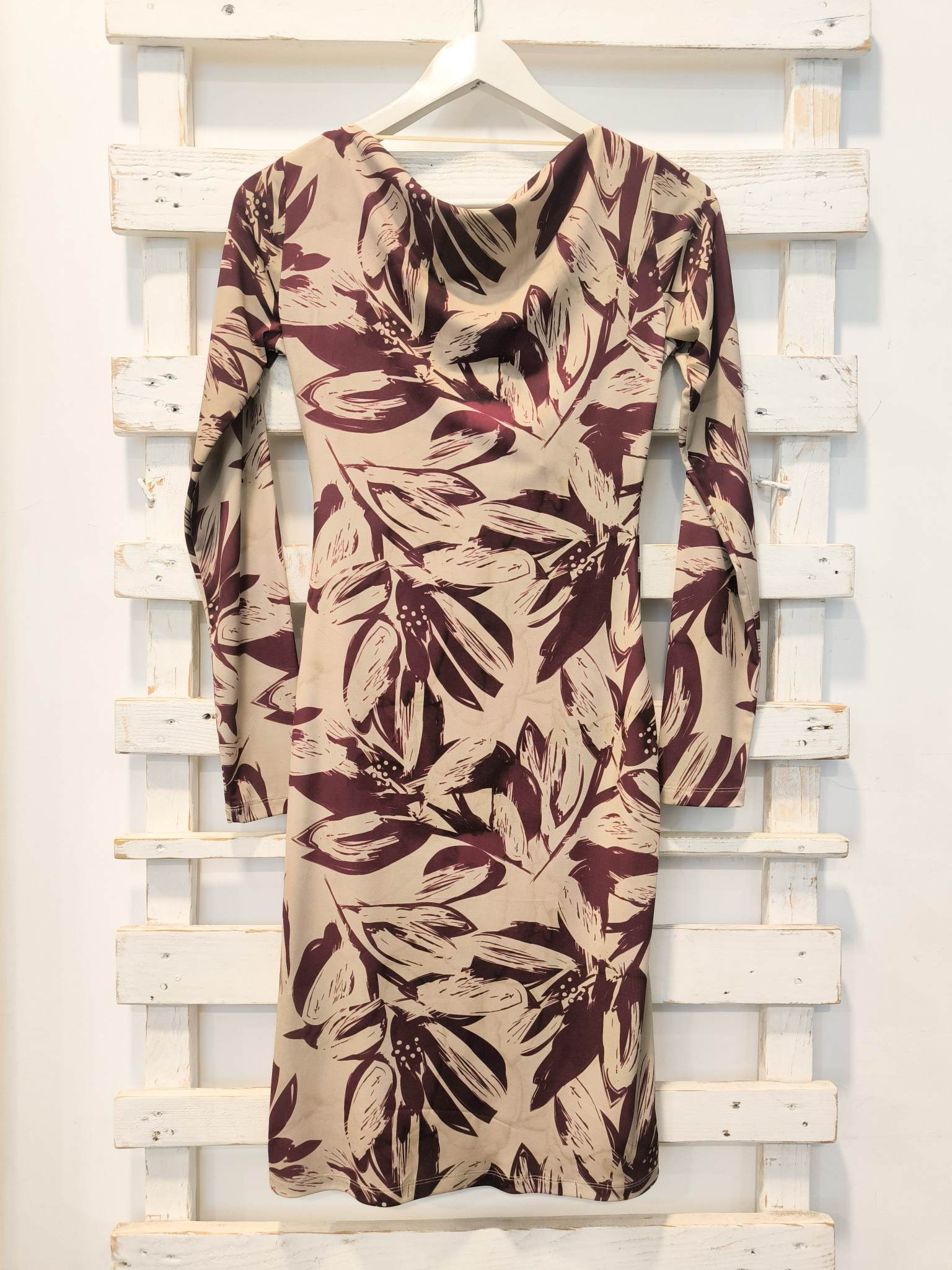 ABITO CORTO STAMPA - FANTASIA BORGOGNA