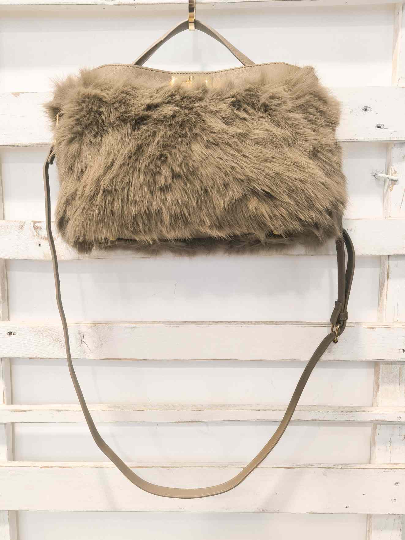 BORSA PELUCHE - KHAKI