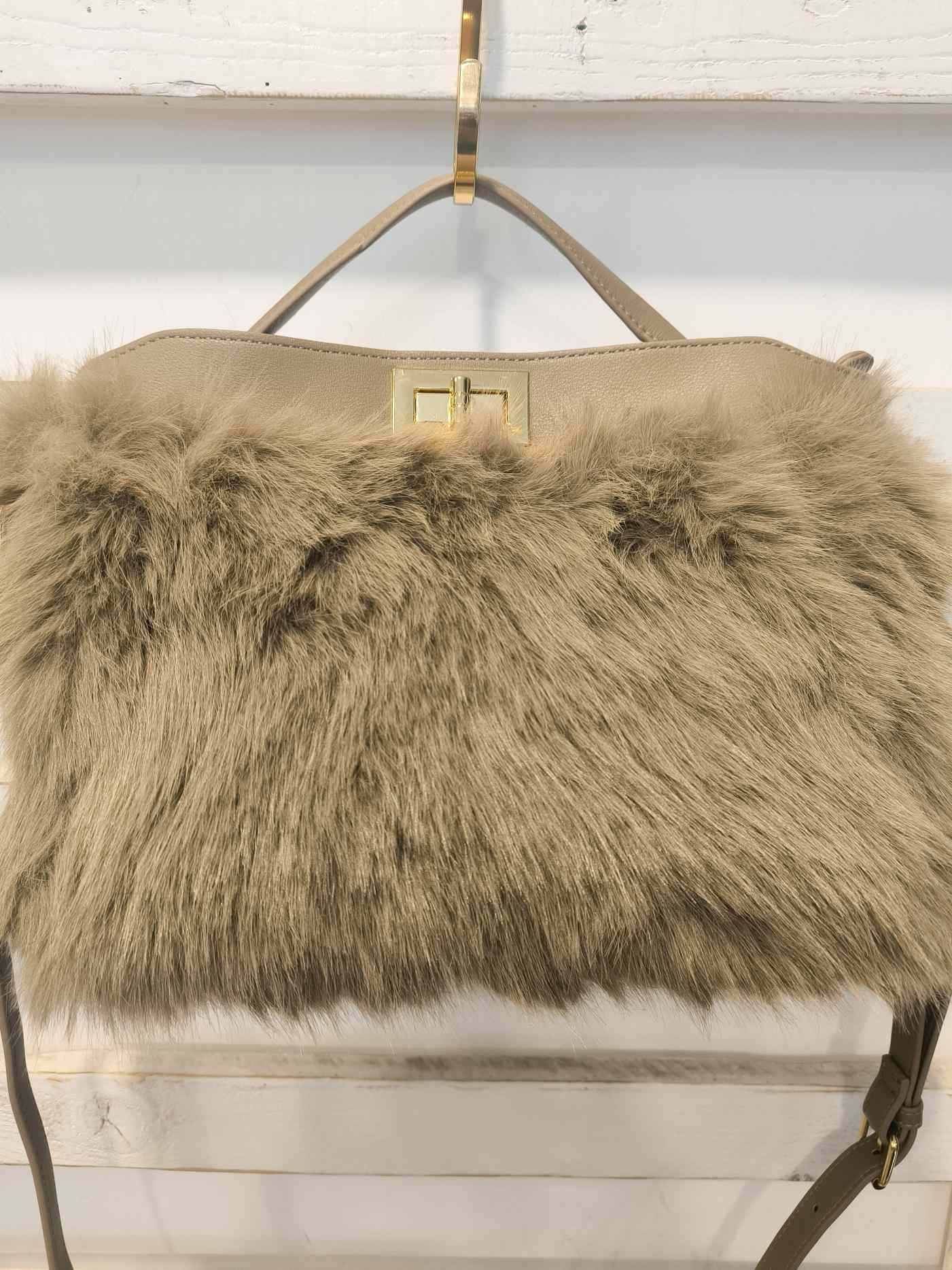 BORSA PELUCHE - KHAKI