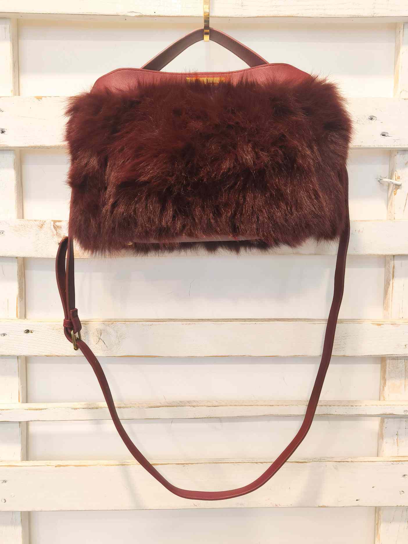 BORSA PELUCHE - Red Wine