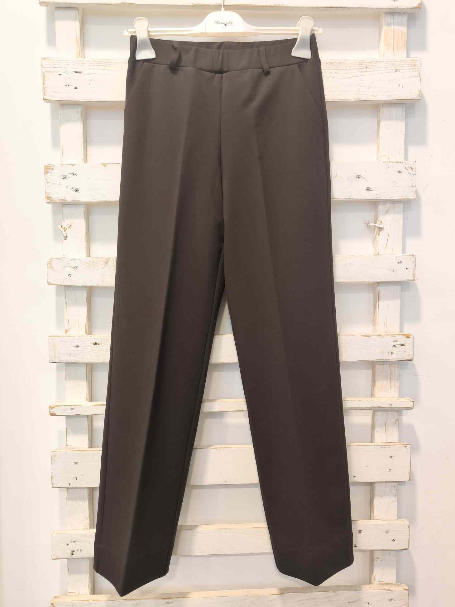PANTALONE GAMBA DRITTA - Cioccolato