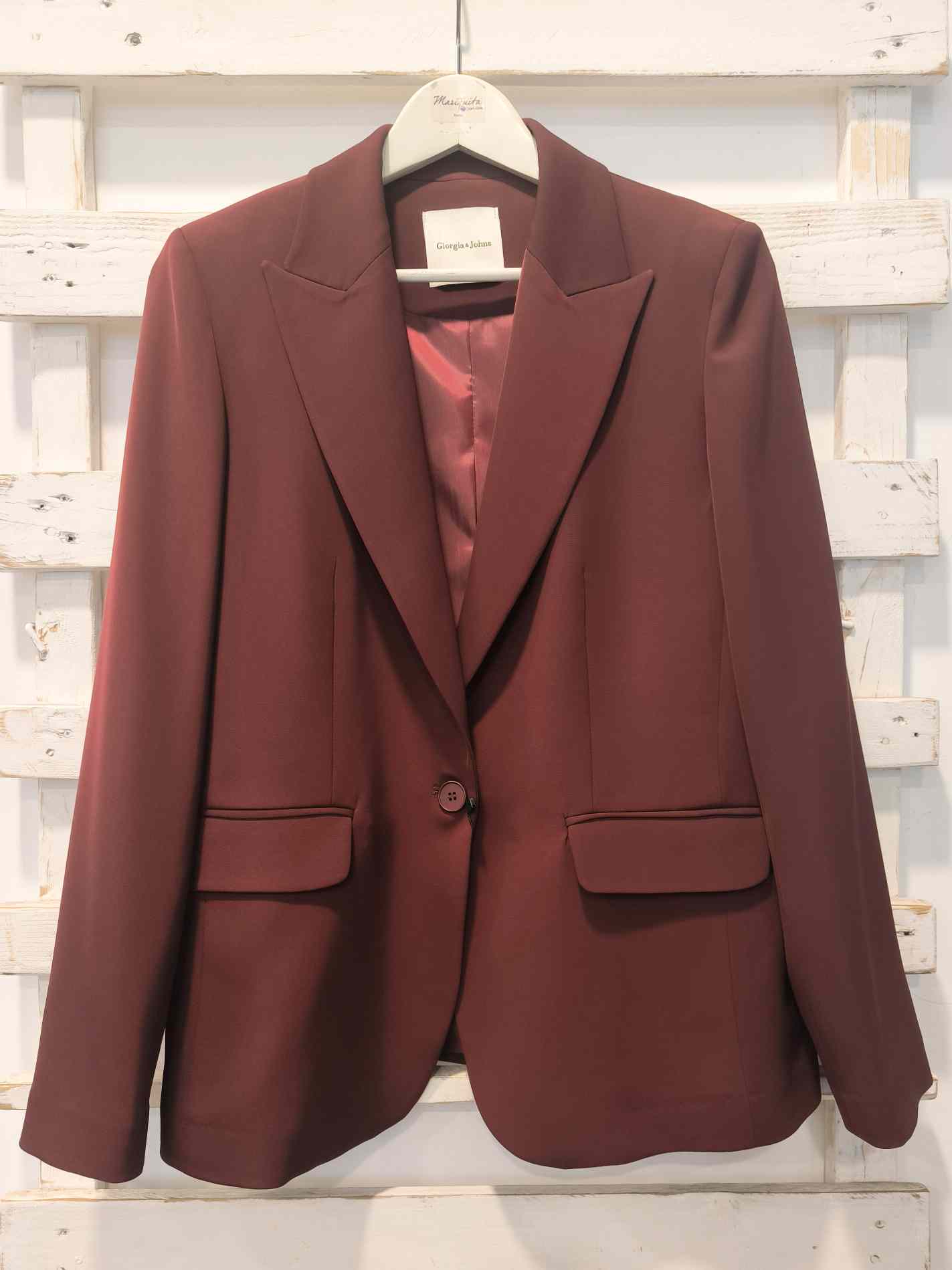 GIACCA BASIC - BORGOGNA