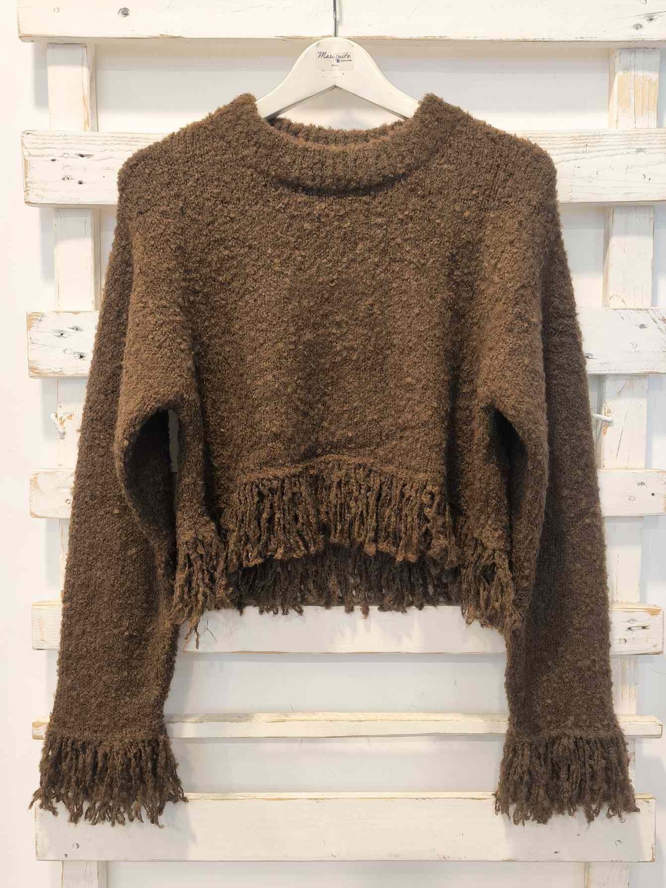 MAGLIA FRANGE - moro