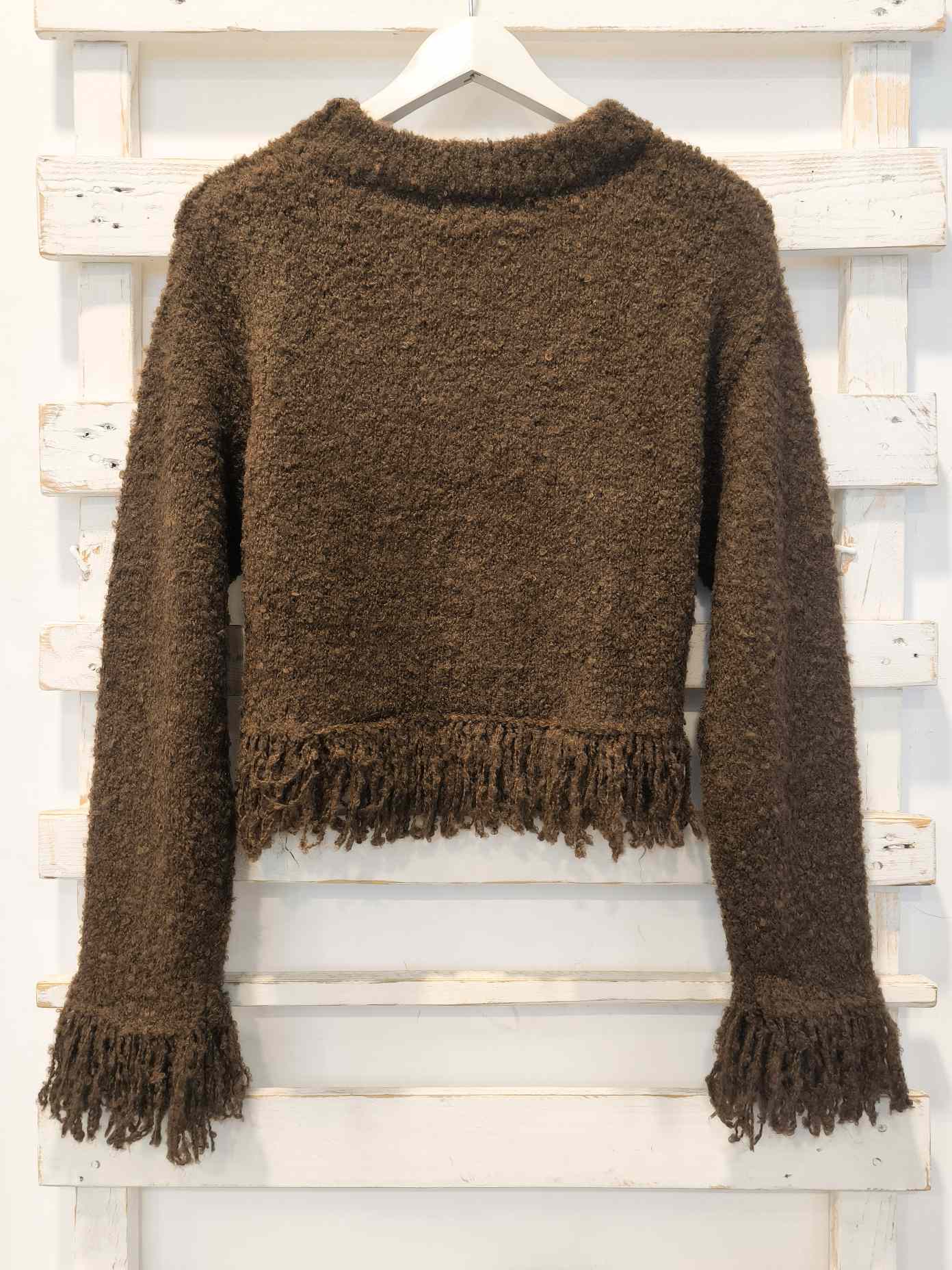 MAGLIA FRANGE - moro