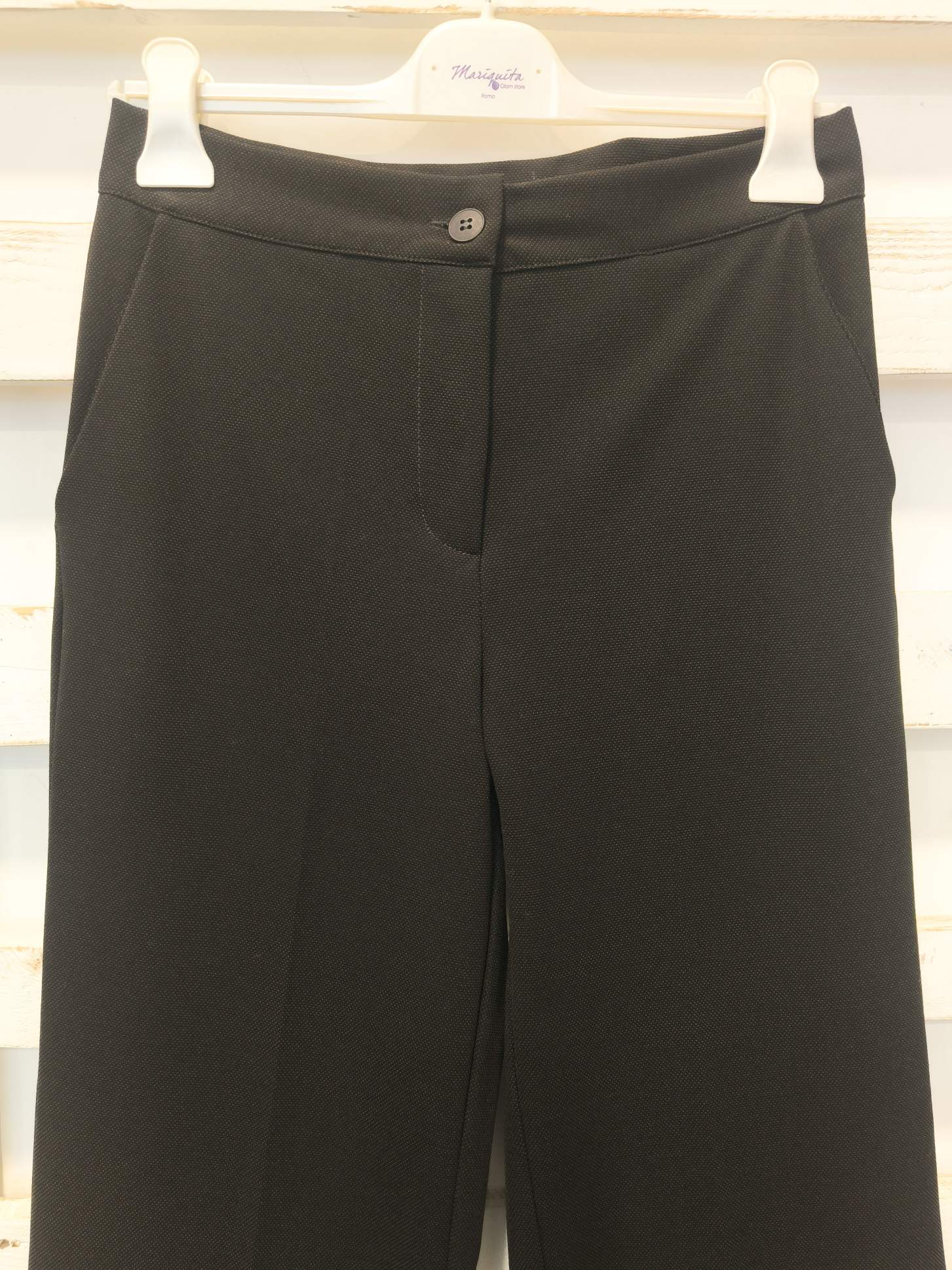 PANTALONE PIEGONE - Cioccolato