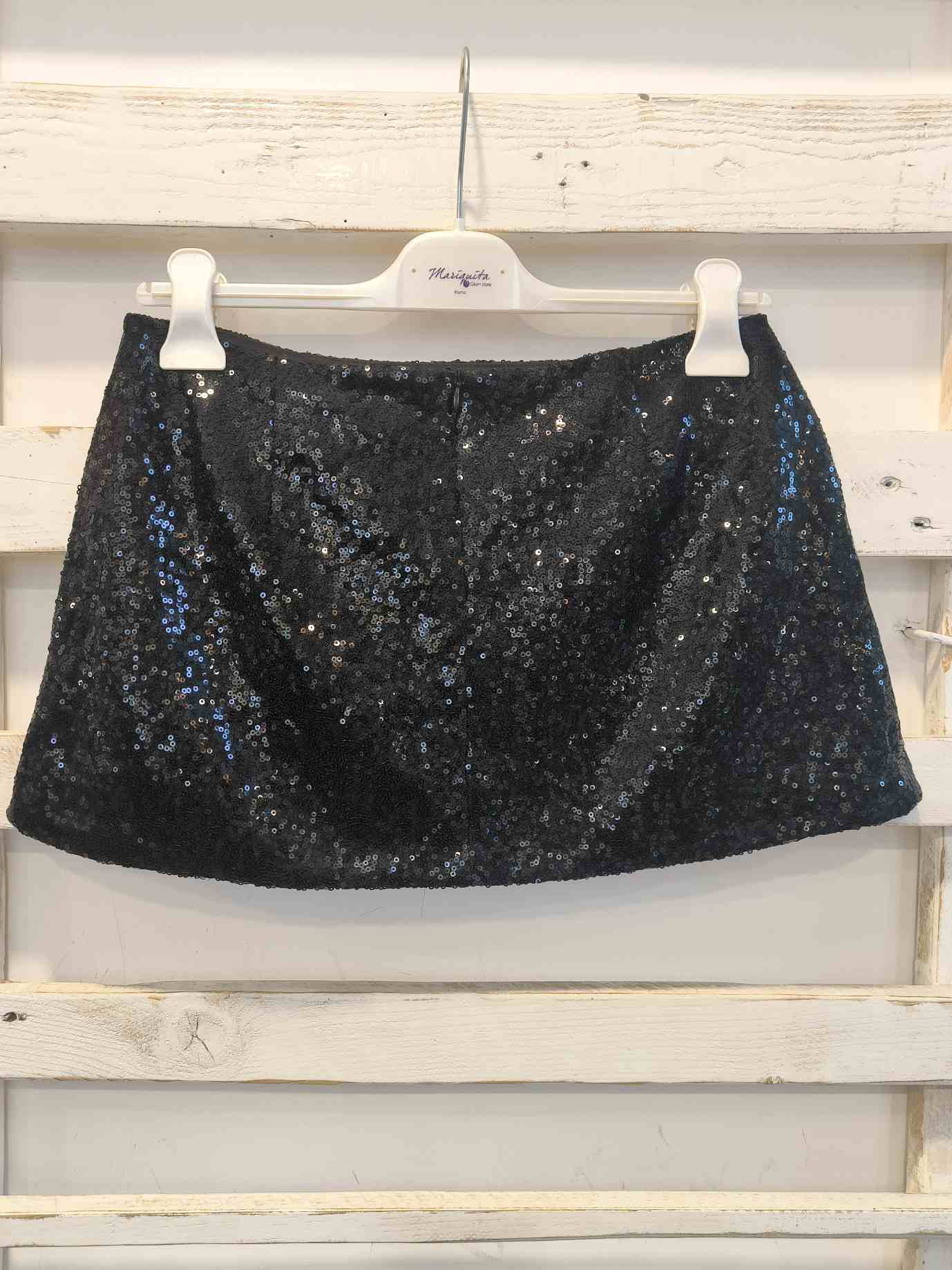 GONNA PAILLETTES - nero