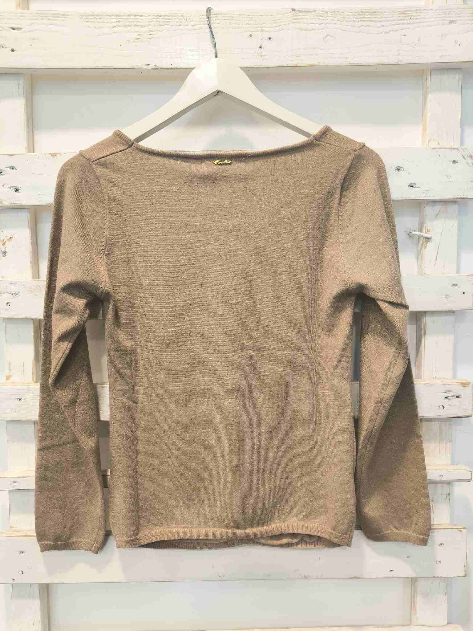 Maglia arricciata - oro