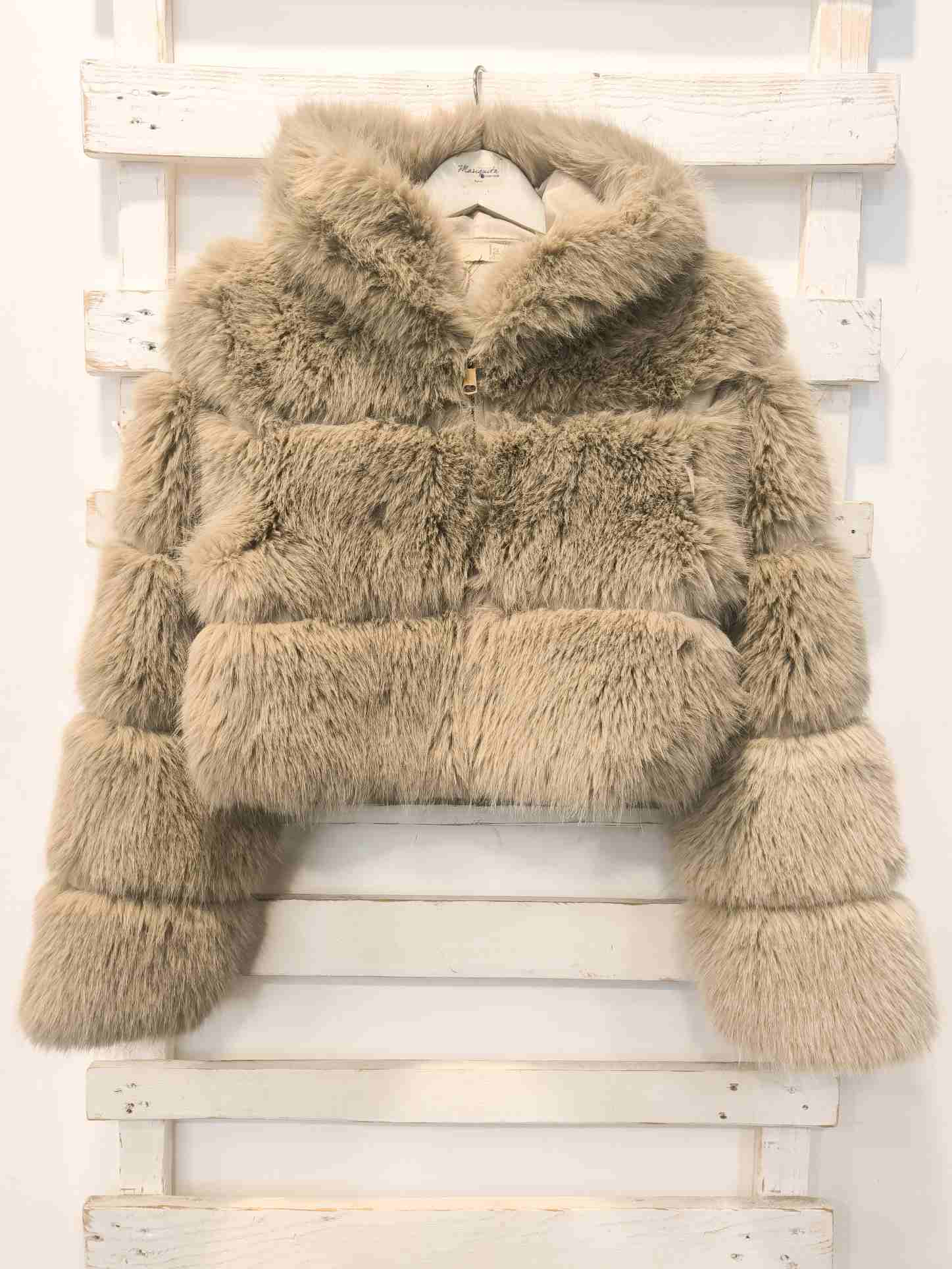 ECOPELLICCIA CAPPUCCIO - Burro