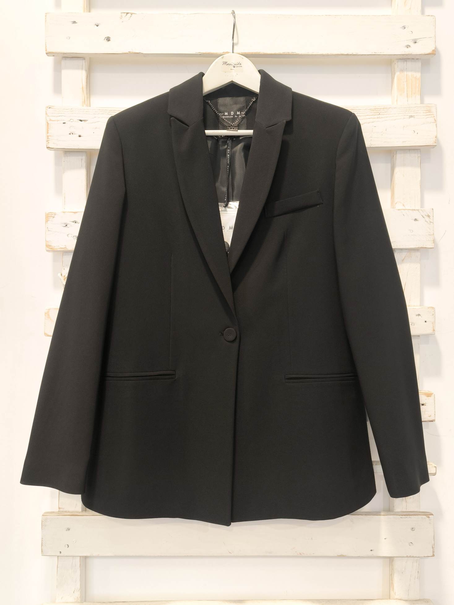 GIACCA CON TASCHINO - nero