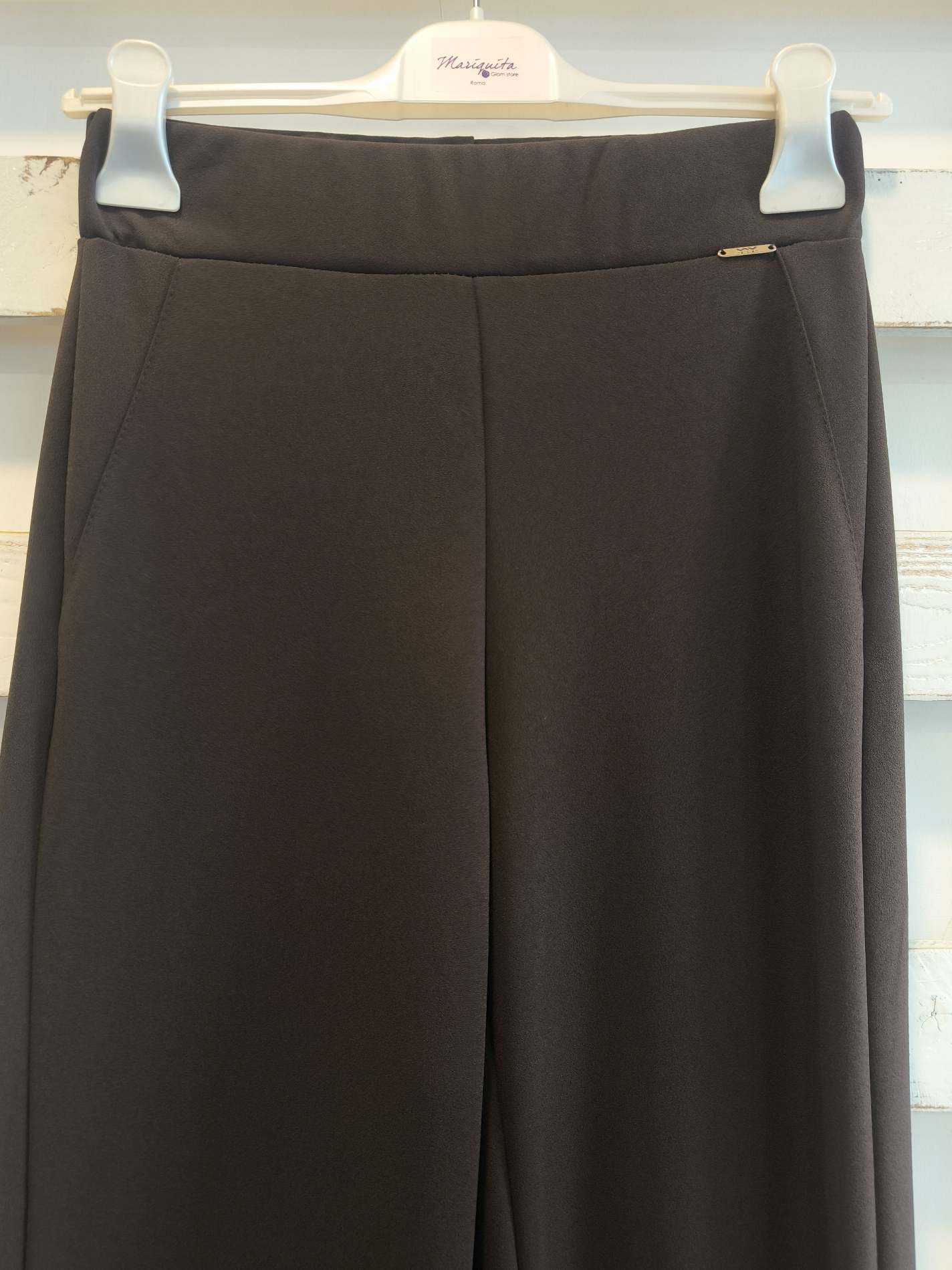 PANTALONE PALAZZO - moro