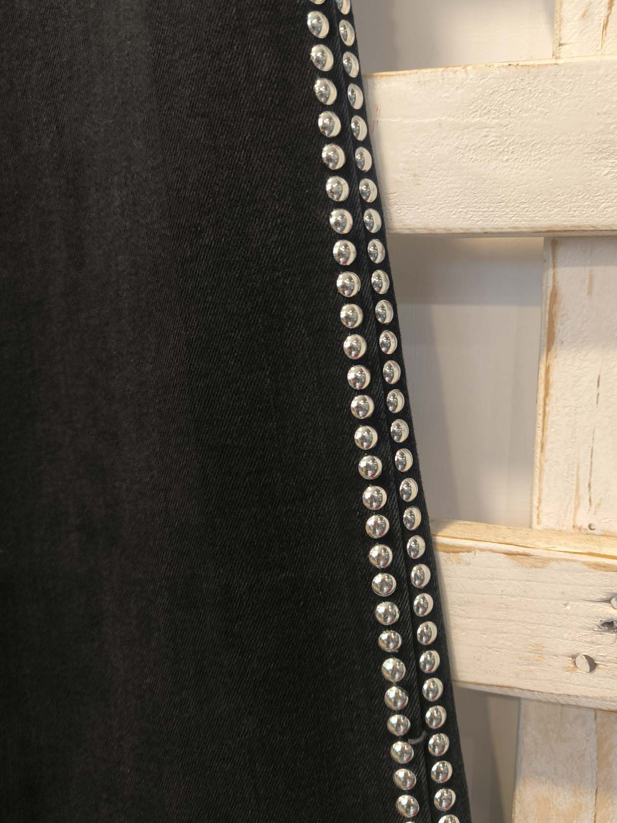 JEANS BORCHIE - nero