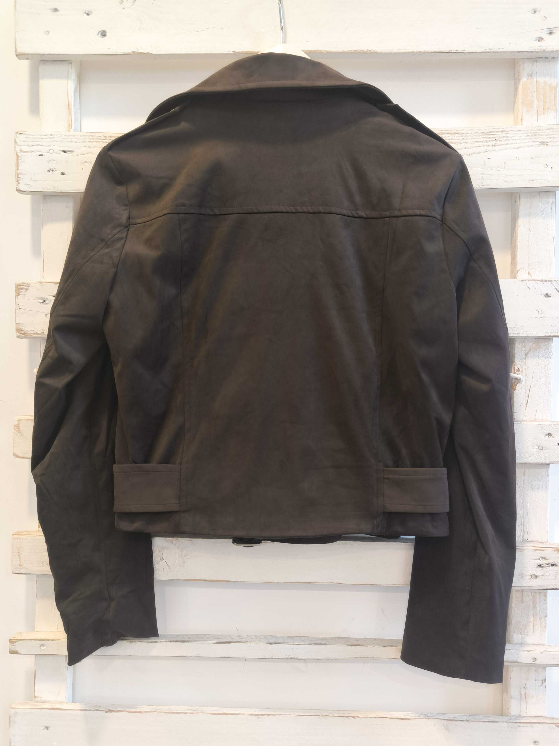 GIACCA ECOPELLE SUEDE - moro