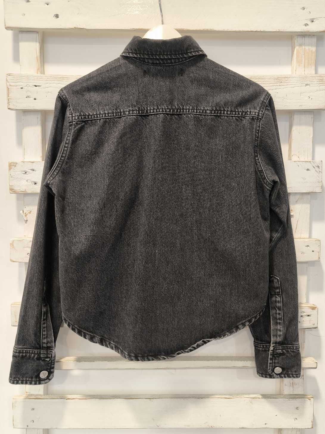 CAMICIA JEANS - DENIM NERO